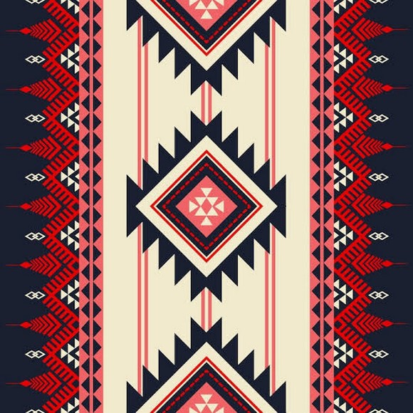 Kilim dệt phẳng với họa tiết hình học đặc trưng