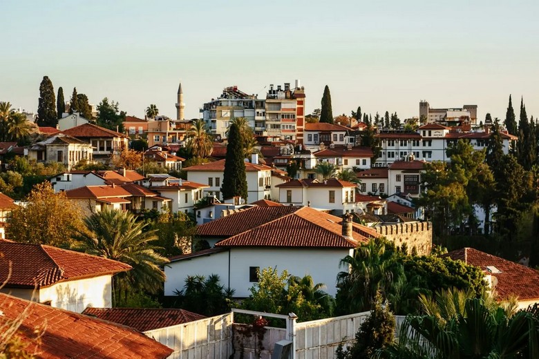 Phố cổ Kaleici với những ngôi nhà Ottoman ở Antalya